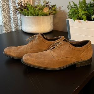Rockport Mens Brown Suede Oxfords